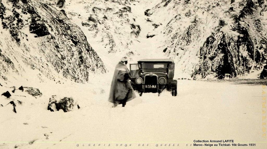 PERIODE MAROCAINE 1928 1930 LAFITE A- 361- Neige au Tichkat.jpg